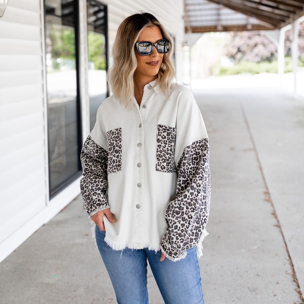 POL Denim Shacket